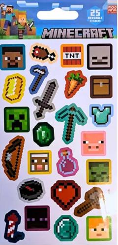 Set 25 stickere - Minecraft - 195 X