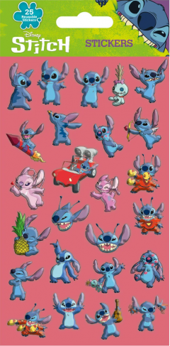 Set 25 stickers - Lilo & Stitch - Stitch & Angel