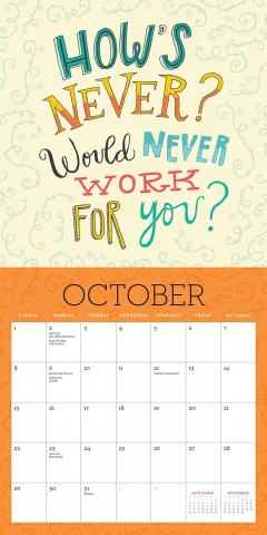 Calendar 2017 - It's Just Not Your Day