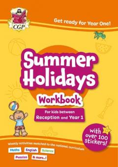 CGP Summer Holidays Activity Workbook - for kids between Reception and Year 1 (ages 4-5)