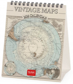 Calendar Ianuarie 2026 - Decembrie 2026 - Vintage Maps