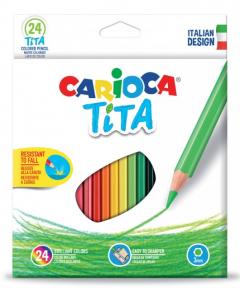 Set 24 creioane colorate Carioca