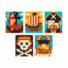 Joc Pixels Magnetic - Pirates Ahoy