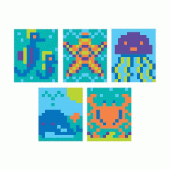 Joc Pixels Magnetic - Under the Sea