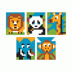 Joc Pixels Magnetic - Zoo Animals