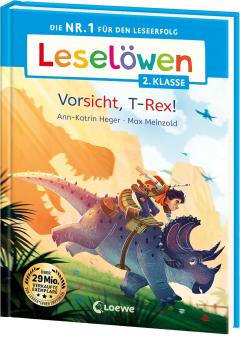 Coperta cărții Leselowen 2. Klasse: Vorsicht, T-Rex!