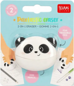 Set 2 in 1 - Radiera si ascutitoare - Panda