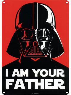 Placuta metalica - Star wars - I Am Your Father