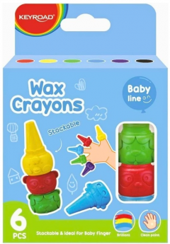 Set 6 creioane cerate 