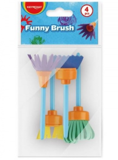 Set 4 pensule creative pentru pictura