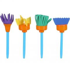 Set 4 pensule creative pentru pictura