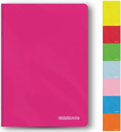 Caiet scolar A5 dictando, 60 file (mai multe culori, pret pe bucata)