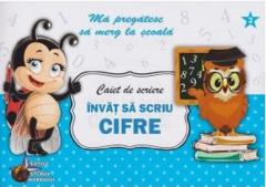 Caiet de scriere. Invat sa scriu cifre