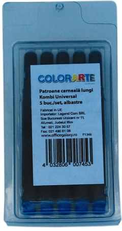 Set 5 patroane cerneala albastra - Kombi Universal