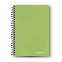 Caiet A4 velin cu spirala, 80 file (mai multe culori, pret pe bucata)