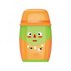 Ascutitoare dubla cu radiera Keyroad KR972119 (mai multe culori, pret pe bucata)