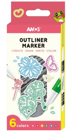 Set 6 markere de contur