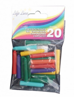 Set 20 patroane cerneala albastra