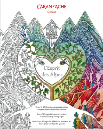 L&#039; Esprit des Alpes - Colouring Book