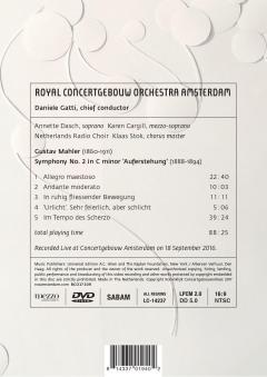 Mahler: Symphony No. 2 in C minor "Resurrection" (DVD)