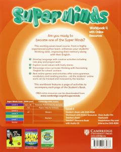 Super Minds Level 4 Workbook with Online Resources 