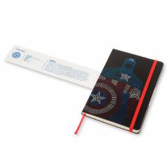Moleskine The Avengers - Captain America - Limited Edition Notebook Large Ruled