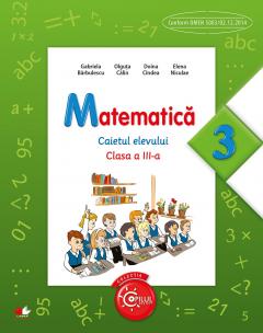 Coperta cărții Matematica - Caietul elevului, Clasa a III-a