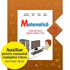 Coperta cărții Matematica - Caiet de lucru pentru clasa a III-a