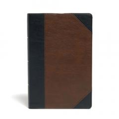 KJV Large Print Personal Size Reference Bible, Brown/Black