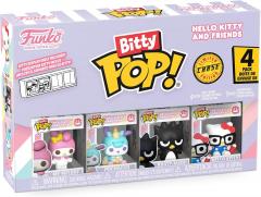 Set 4 frigurine - Pop! Bitty - Hello Kitty And Friends: My Melody, Pochacco, Badtz-Maru & Hello Kitty