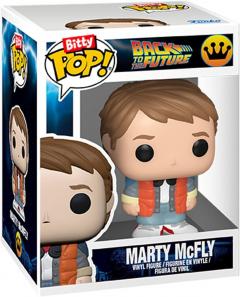 Figurina - Funko Pop! Bitty Rides - Back To The Future - Marty McFly And Time Machine