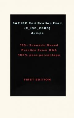 Coperta cărții SAP IBP Certification Exam (C_IBP_2005): SAP IBP Certification Exam (C_IBP_2005) dumps