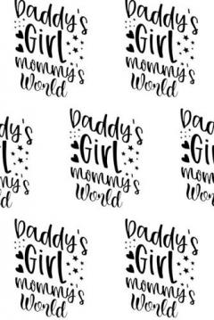 Daddy's Girl, Mommy's World Composition Notebook - Small Ruled Notebook - 6x9 Lined Notebook (Softcover Journal / Notebook / Diary)