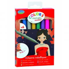 Set markere culori metalizate Aladine