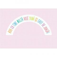 Set 10 invitatii pentru petrecere fetite - Elefantul jucaus