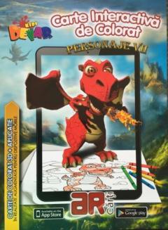 Carte 3D de colorat - Personaje 