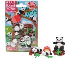 Set 7 radiere - Cute Panda Family