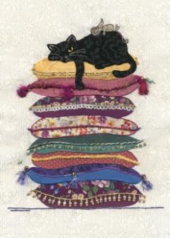 Felicitare - Cat Cushions Veritas