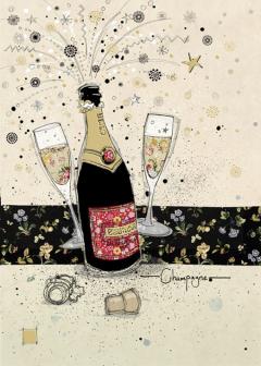 Felicitare - Champagne