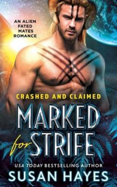 Coperta cărții Marked For Strife: An Alien Fated Mates Romance
