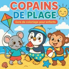 Copains de Plage - livre de coloriage pour enfatns