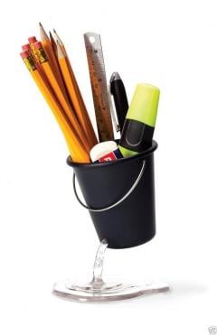 Suport pixuri - Desk Bucket Black Peleg Design