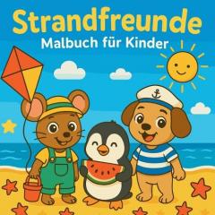 Strandfreunde - Malbuch für Kinder
