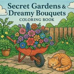 Coperta cărții Secret Gardens & Dreamy Bouquets Coloring Book