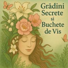 Coperta cărții Grădini Secrete și Buchete de Vis Carte de Colorat