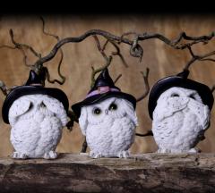Figurina - Three Wise Feathered Familiars - See No Evil