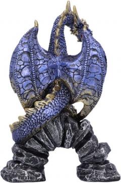 Figurina decorativa - Acko Blue Metallic Dragon