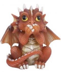 Figurina - Three Wise Dragonlings - Speak No Evil