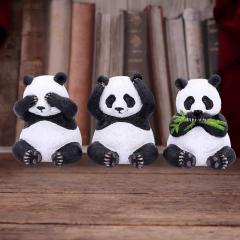 Figurina - Three Wise Pandas - See No Evil