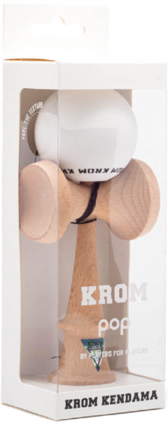 Jucarie de indemanare - Kendama Krom Pop - Rubber White